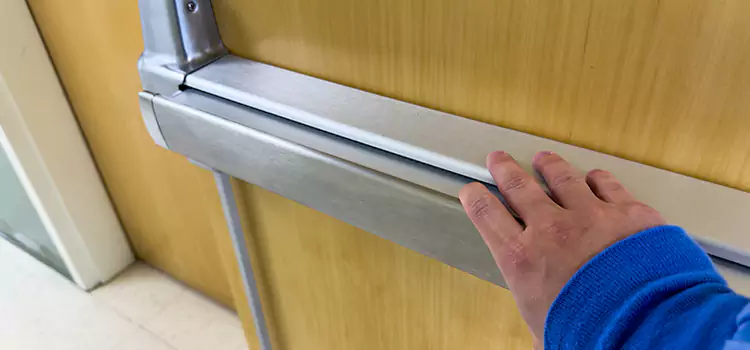 Installing a Push Bar on a Door Newburgh